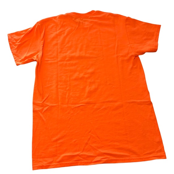 Vintage, Retro Style Momster T-Shirt, Orange & Black Gildan Dry Blend SZ M - Picture 4 of 5